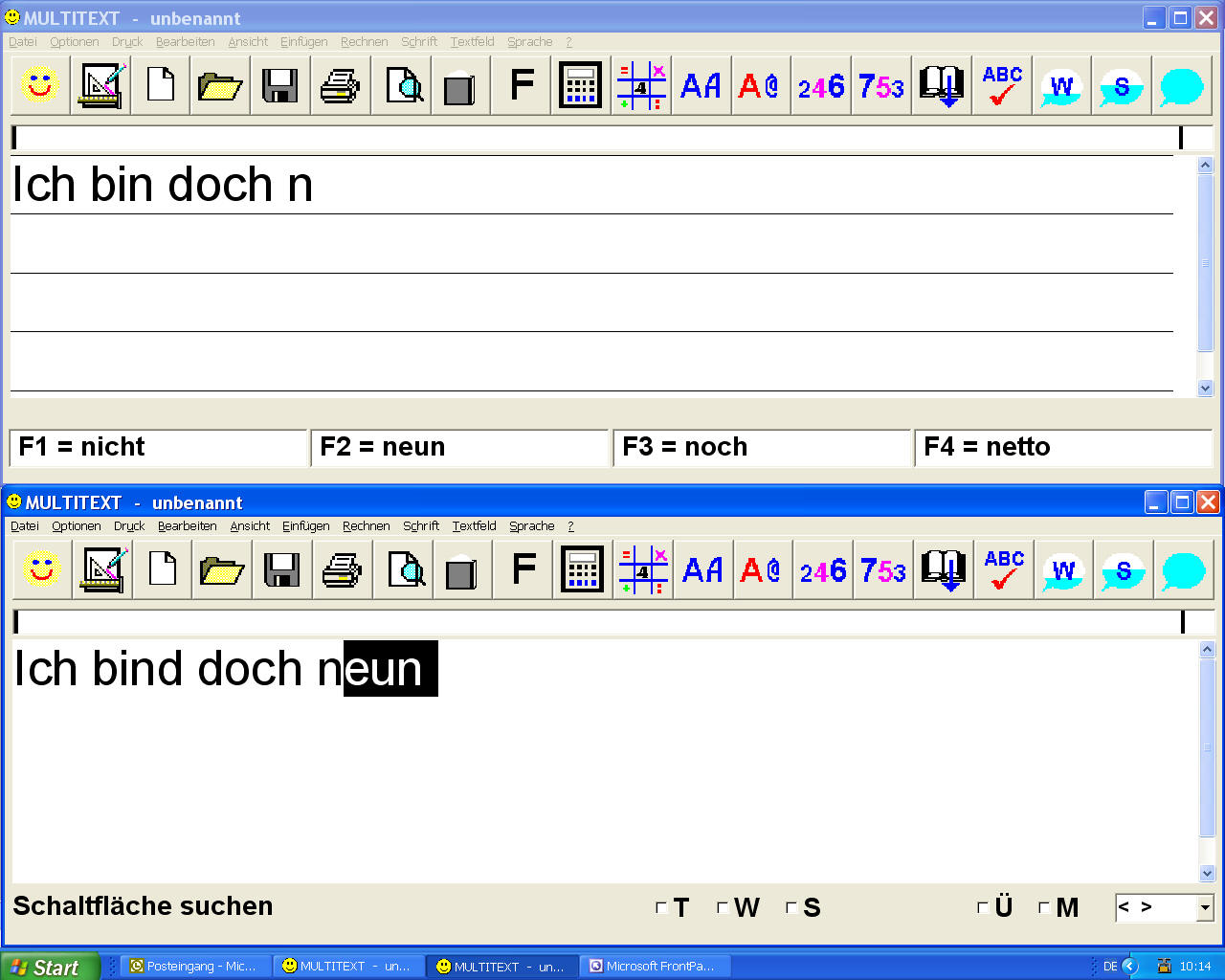 Multitext Einzelplatzversion