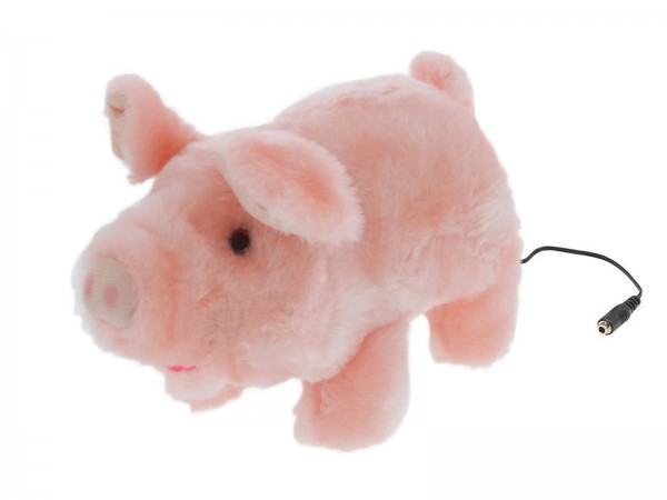 Adaptiertes Spielzeug - Percy das Schwein