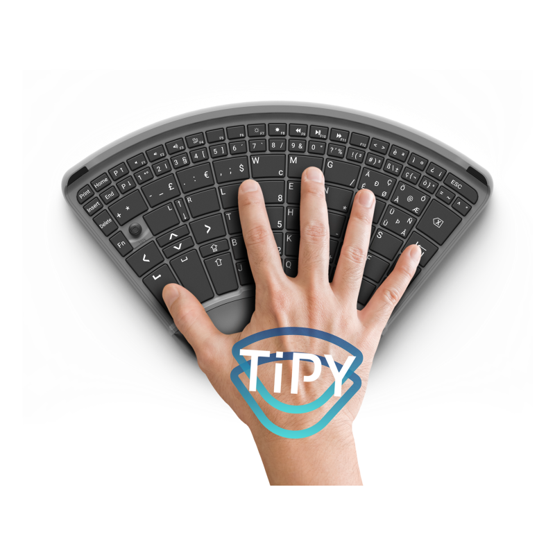 TiPY Tastatur schwarz