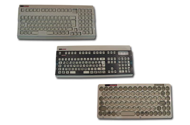 Abdeckplatte zur Fingerführung für Tastaturen